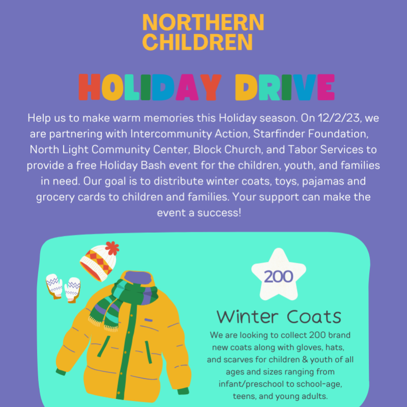 Northern Holiday Drive Email Graphic